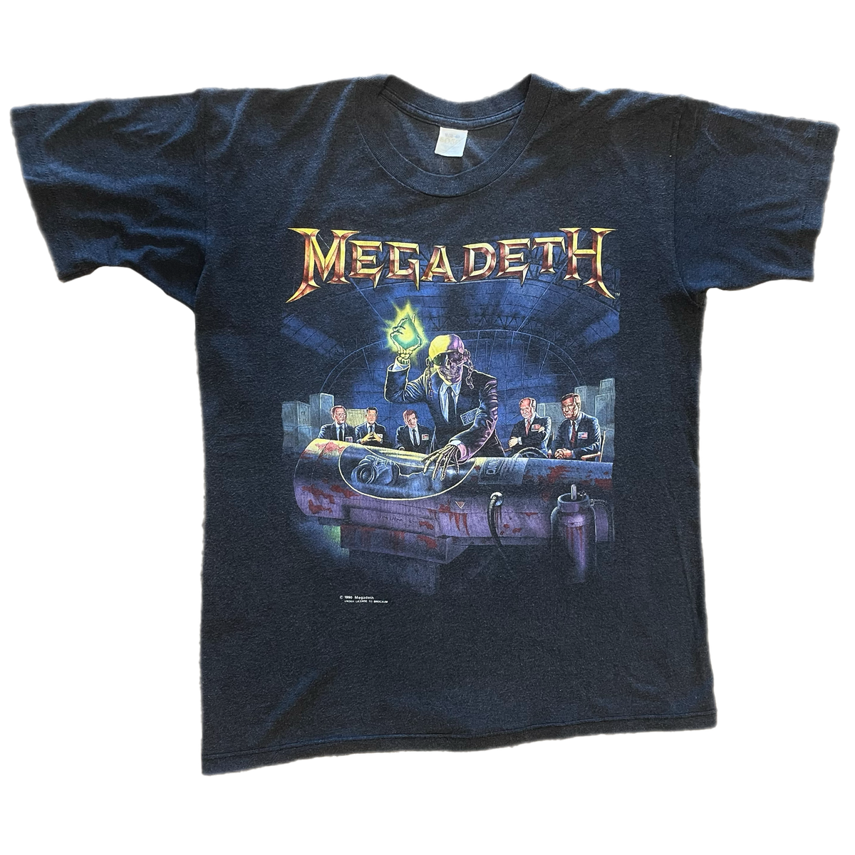 Vintage Megadeth &quot;Rust In Peace&quot; &#39;90 US Tour T-Shirt