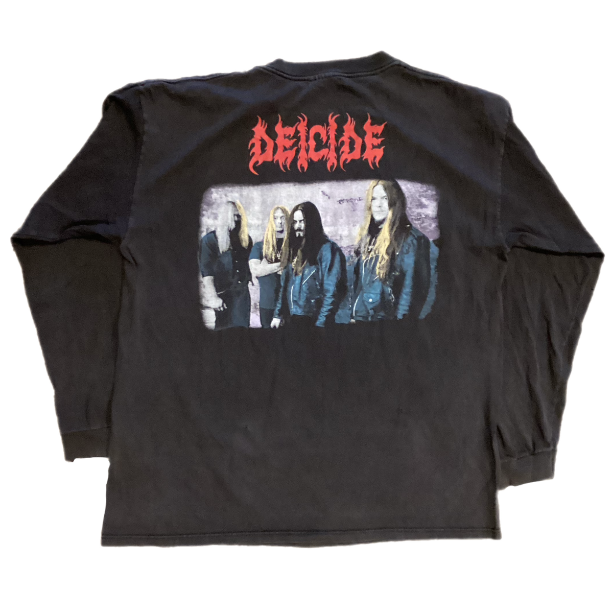 Vintage Deicide &quot;Once Upon The Cross&quot; Long Sleeve Shirt