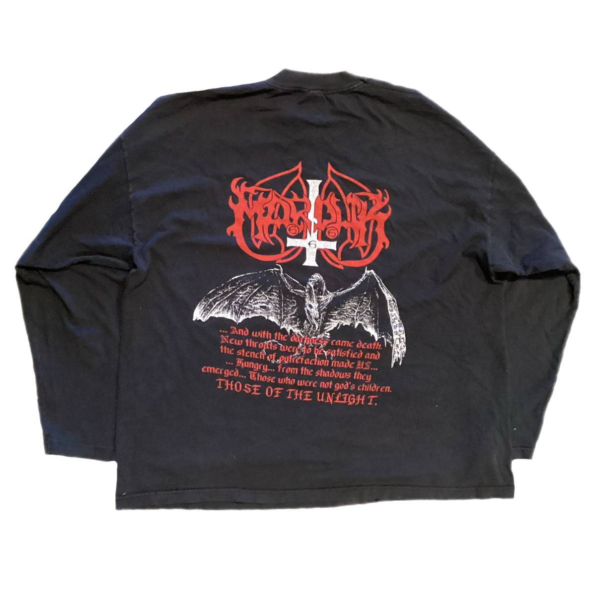 Vintage Marduk "Those Of The Unlight" Long Sleeve Shirt