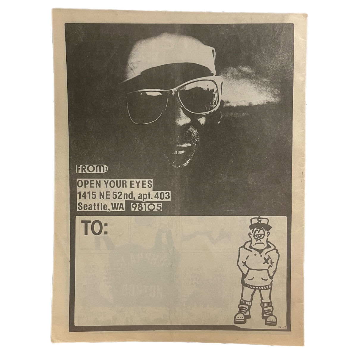 Vintage Open Your Eyes &quot;Issue 3&quot; Youth Of Today Project X Fanzine