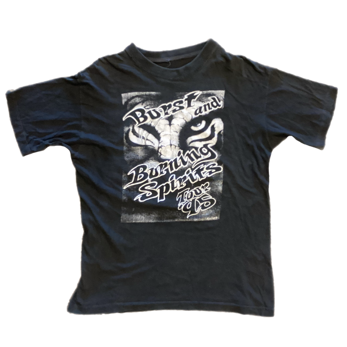 Vintage Burst And Burning Spirits Tour "Death Side Nightmare" Tribal T-Shirt
