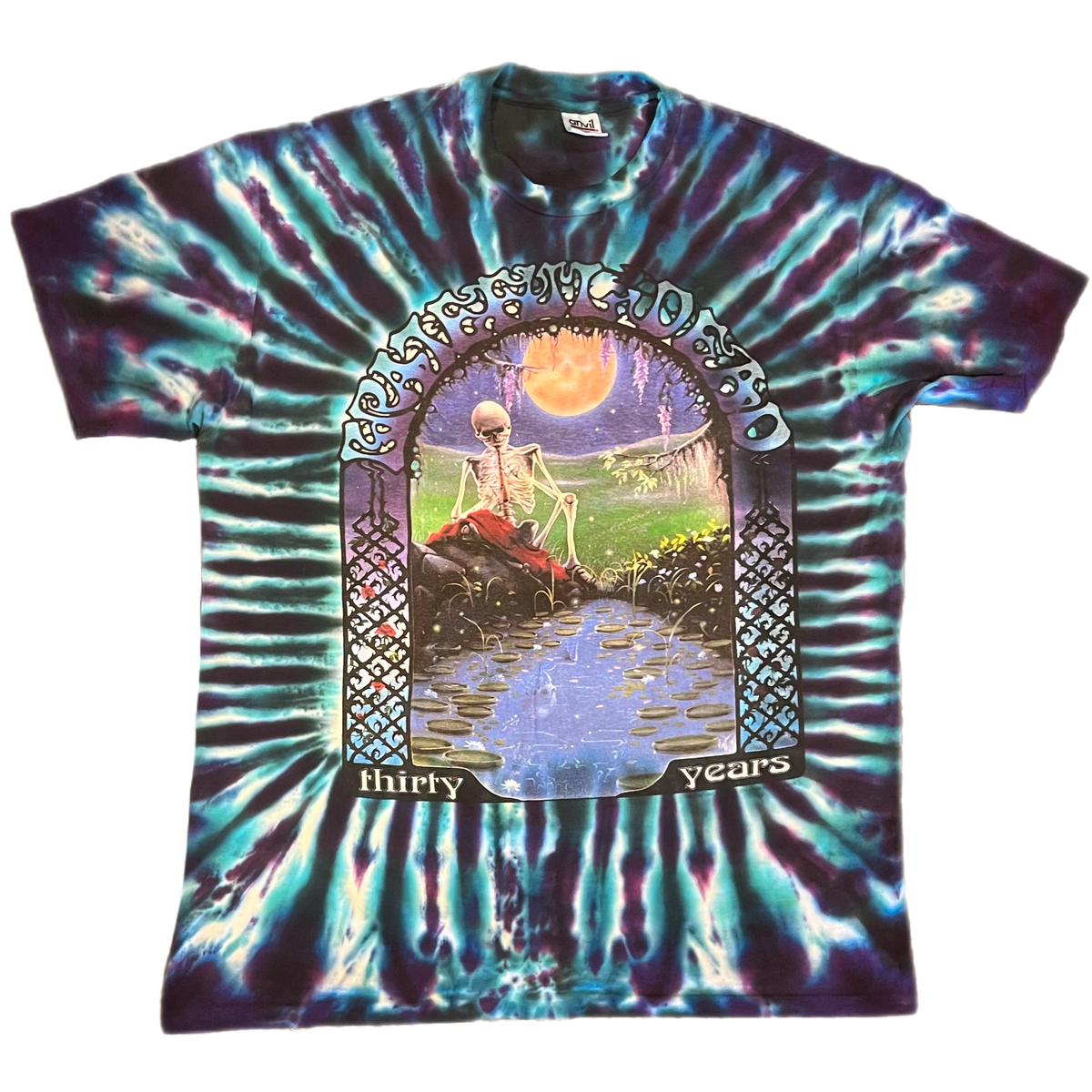 Vintage Grateful Dead &quot;Thirty Years&quot; 1995 Not Fade Away Graphics T-Shirt