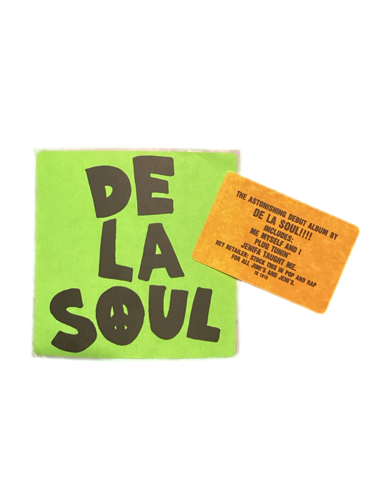 Vintage De La Soul "3 Feet High and Rising" Sticker Set