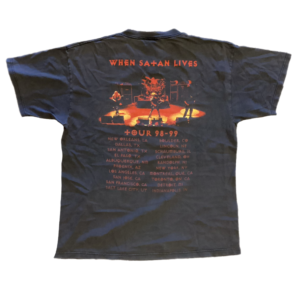 Vintage Deicide "When Satan Lives" Tour T-Shirt