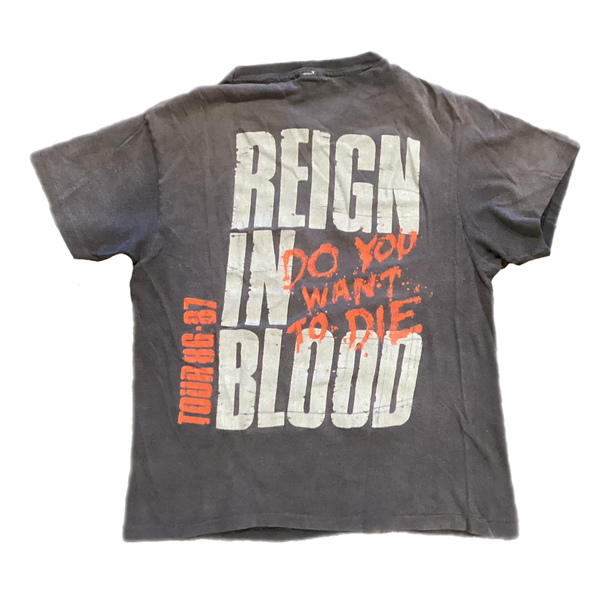 Vintage Slayer "Reign In Blood" Tour T-Shirt