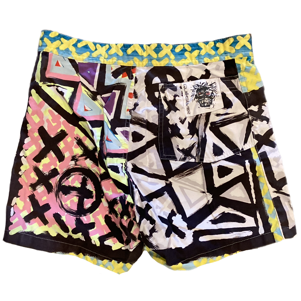 Vintage Quiksilver "Tribal" Swimming Trunks