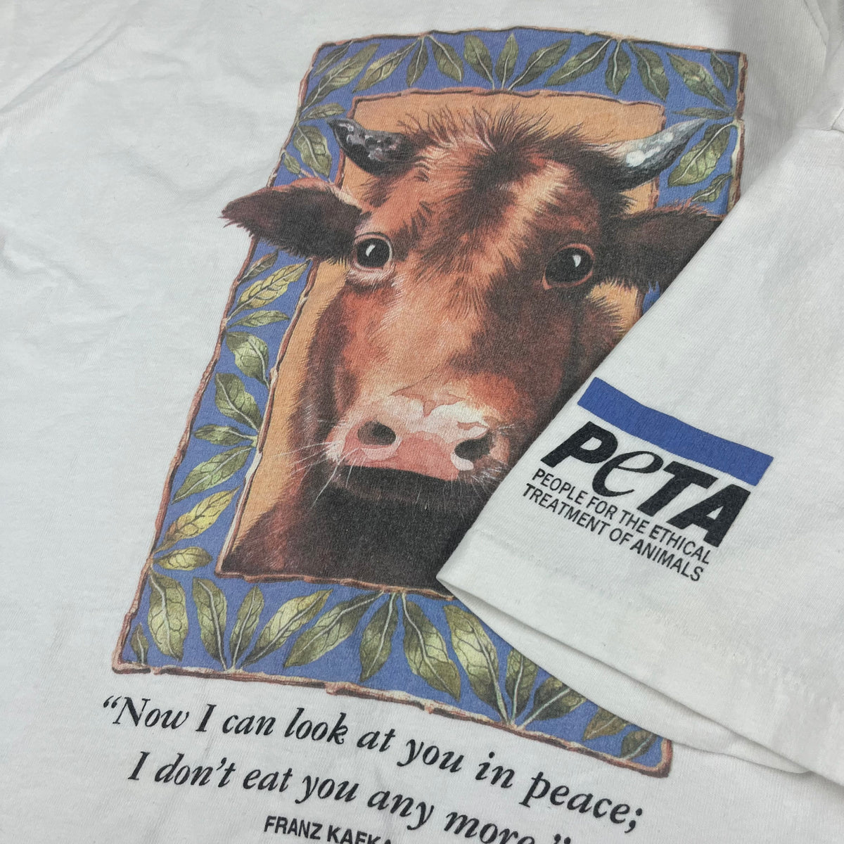 Vintage PETA &quot;Franz Kafka&quot; T-Shirt