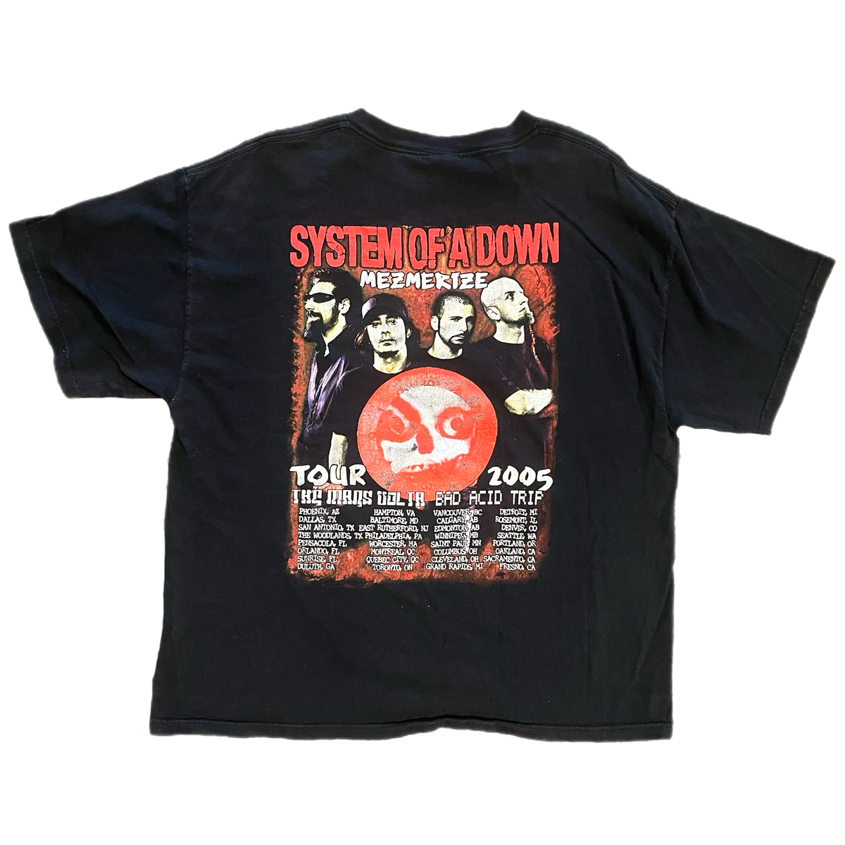 Vintage System of a Down &quot;Mesmerize&quot; &#39;05 Tour T-Shirt