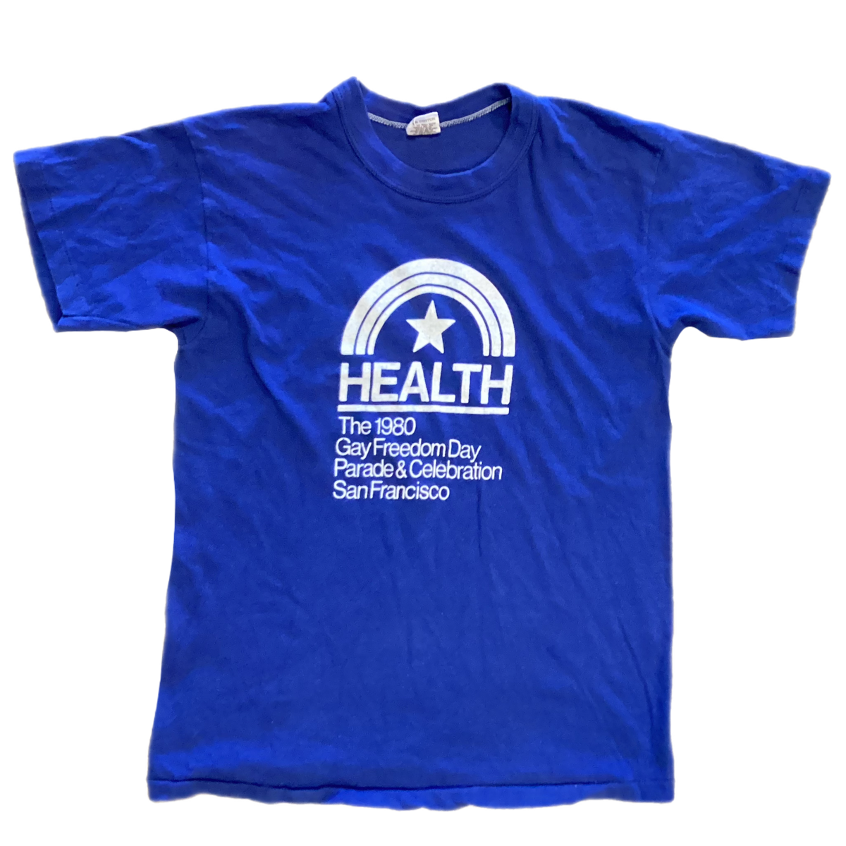 Vintage HEALTH &#39;80 &quot;Gay Freedom Day Parade&quot; T-Shirt