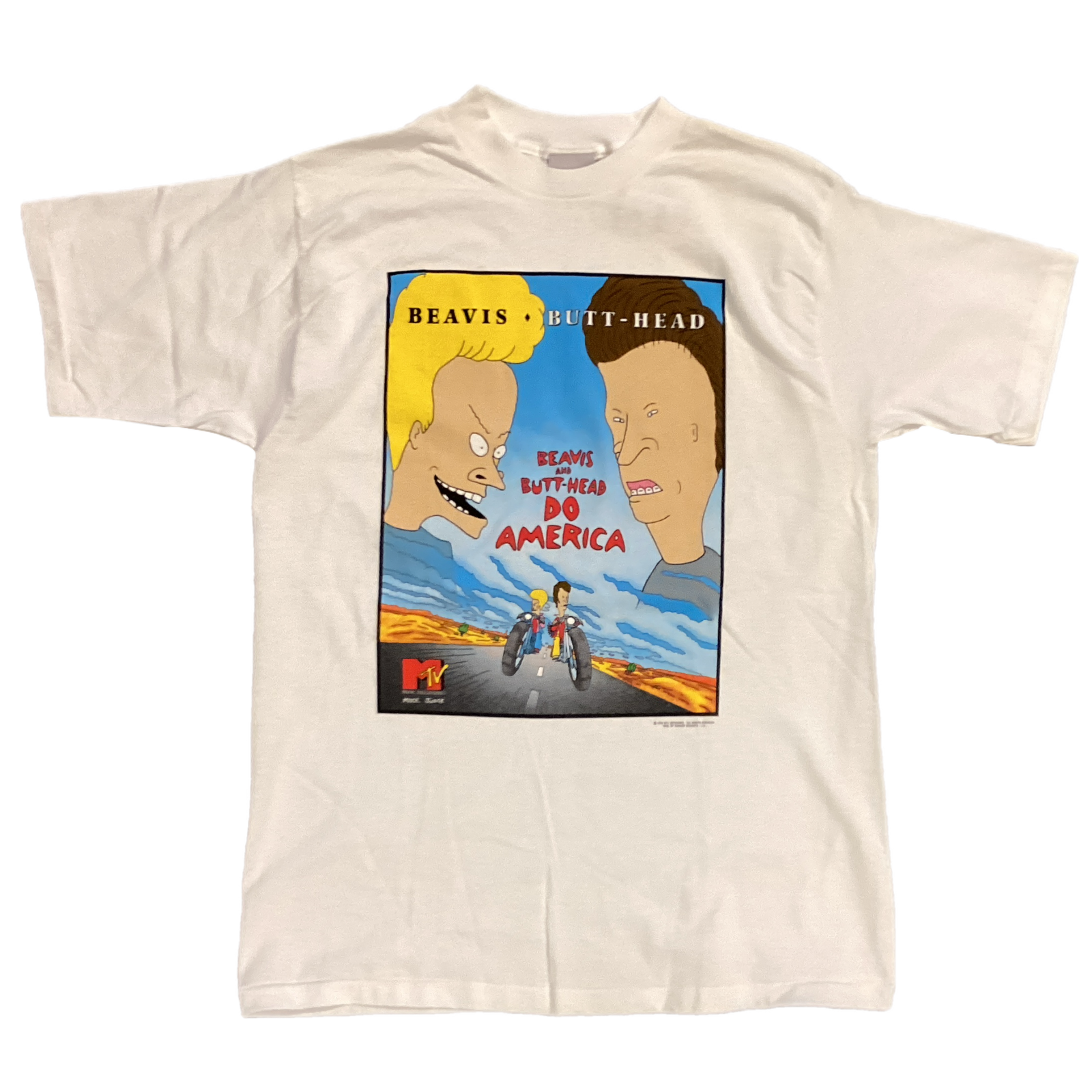Vintage Beavis And Butt-Head Do America "MTV" Stanley Desantis Deadstock T-Shirt - jointcustodydc