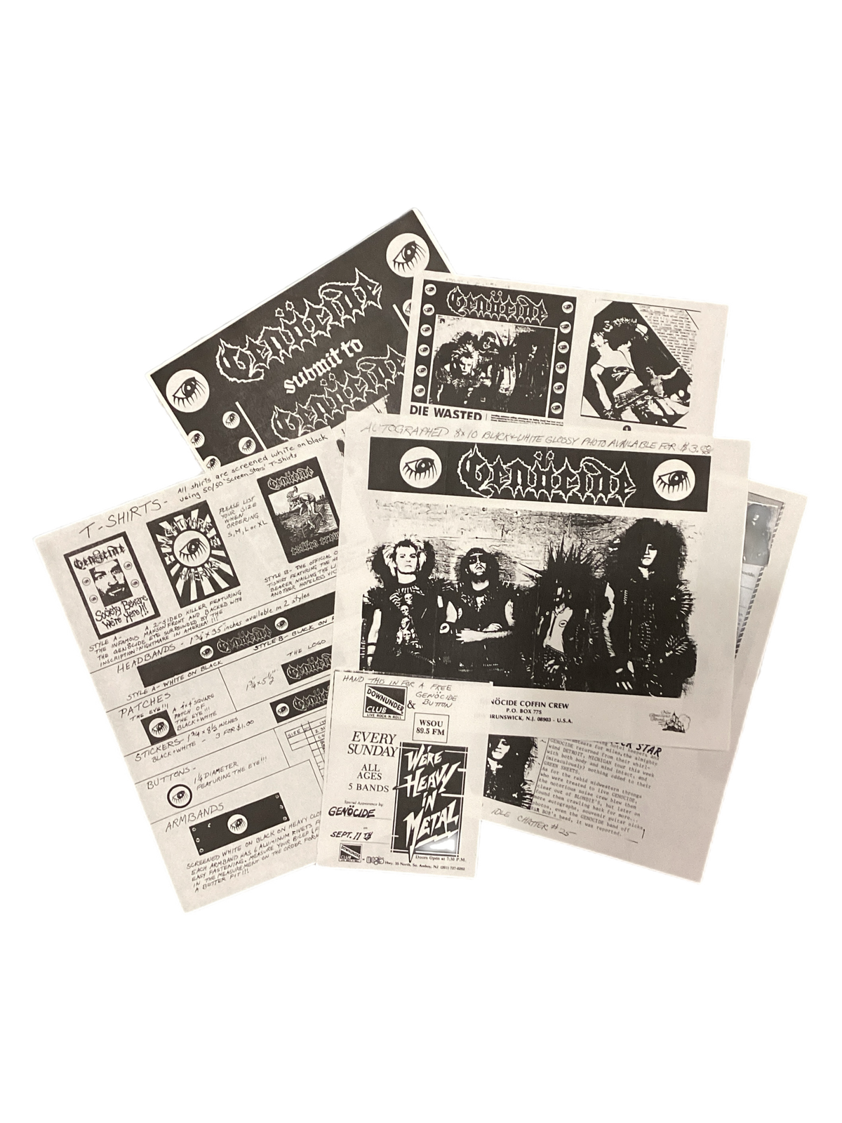 Vintage Genocide "Submit to Genocide" Press Kit