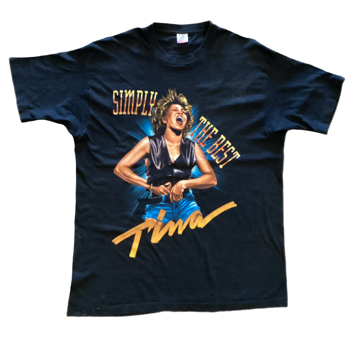 Vintage Tina Turner &quot;Simply The Best&quot; What&#39;s Love Tour &#39;93 T-Shirt