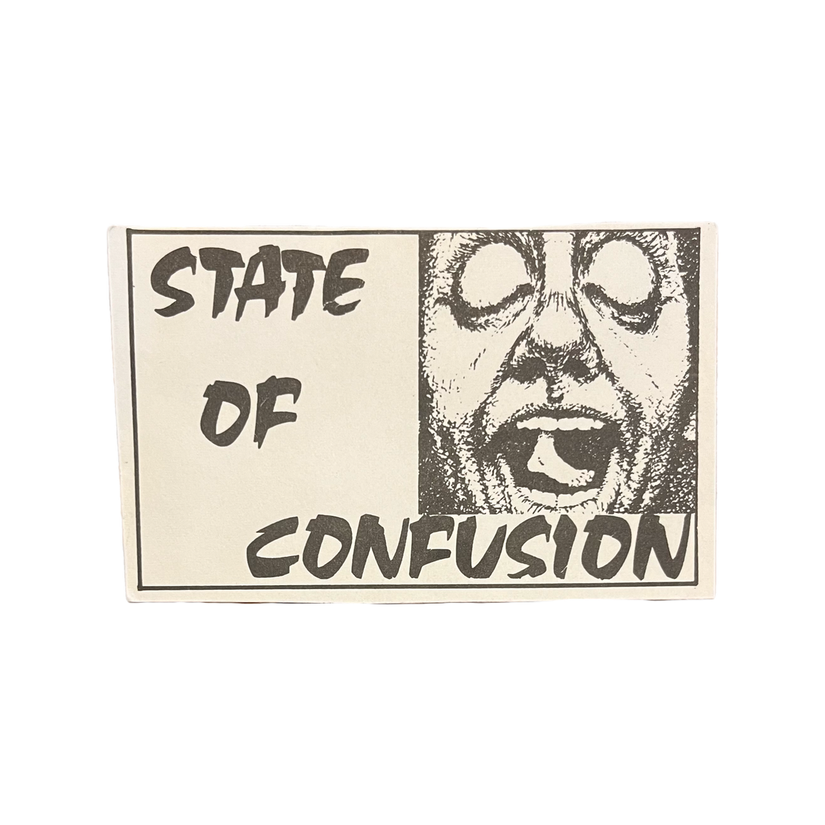 Vintage State Of Confusion &quot;State Of Control&quot; Boise/Idaho Mactac Sticker