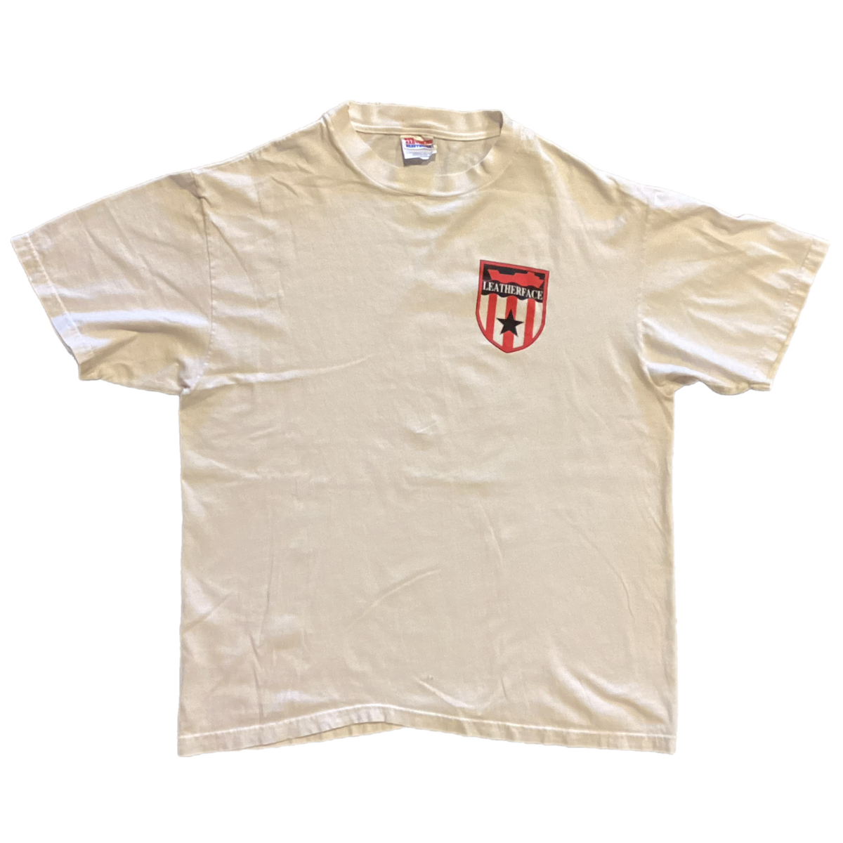 Vintage Leatherface Pocket Print T-Shirt