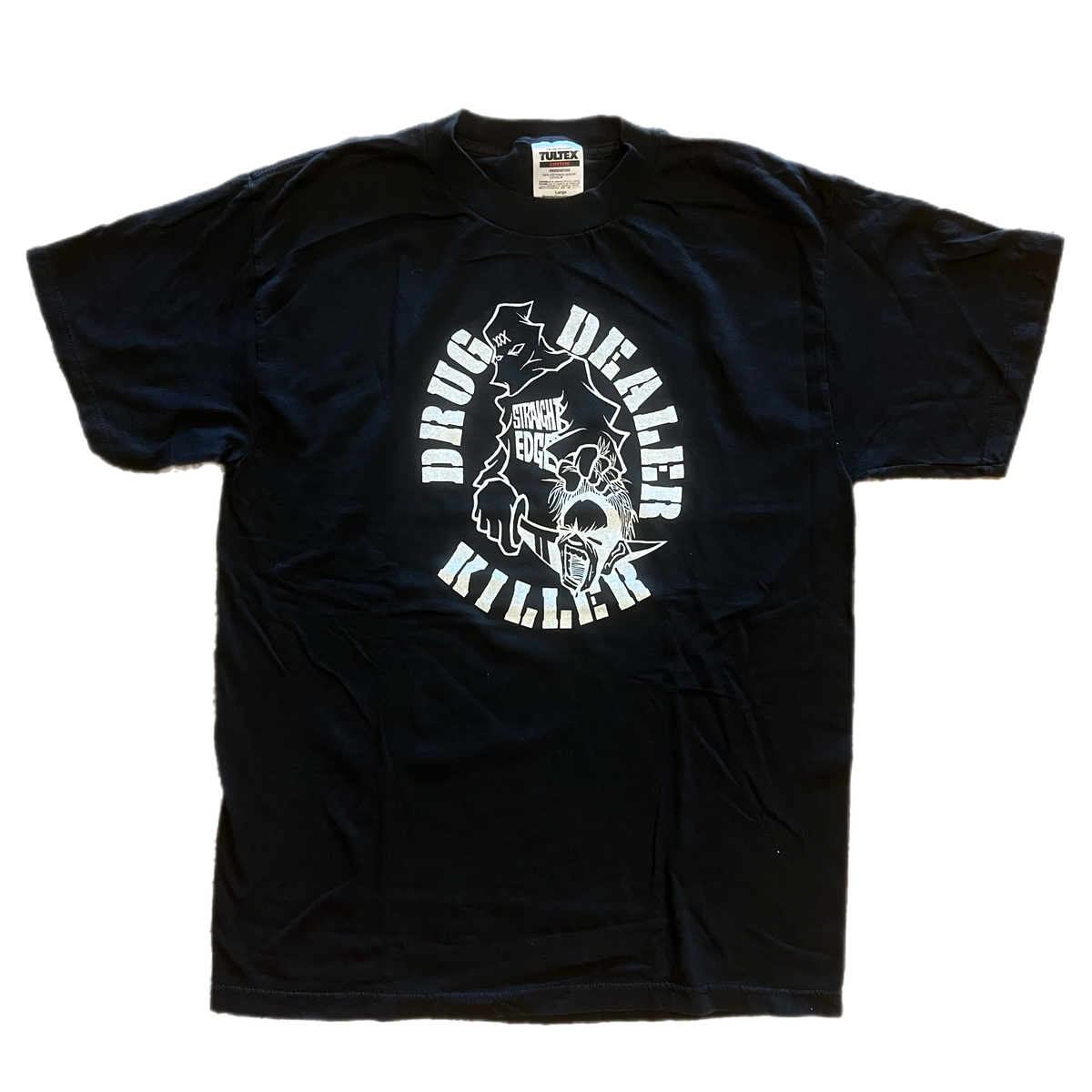 Vintage XKENTAX Straight Edge &quot;Drug Dealer KIller&quot; T-Shirt