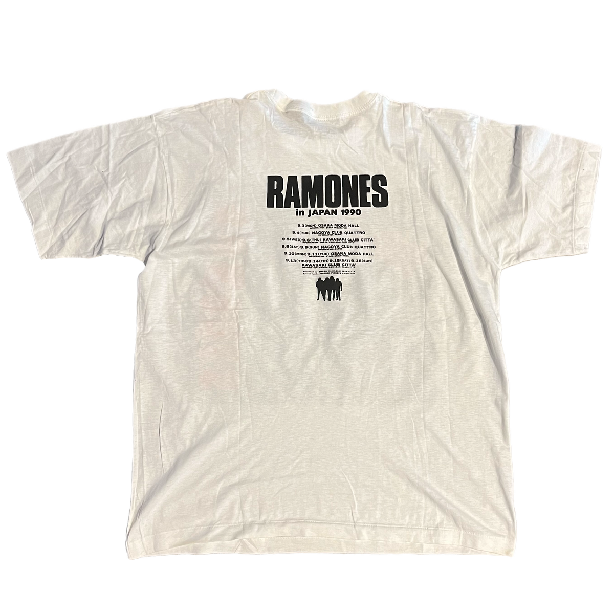 Vintage Ramones &quot;Brain Drain&quot; Japan Tour T-Shirt