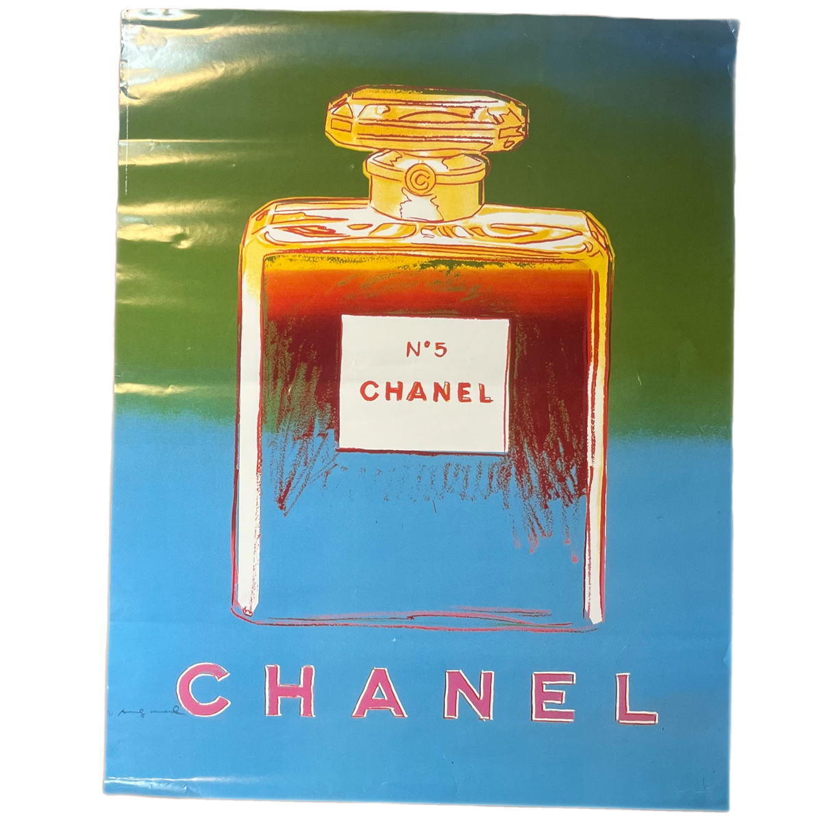 Vintage Chanel &quot;Andy Warhol&quot; Poster