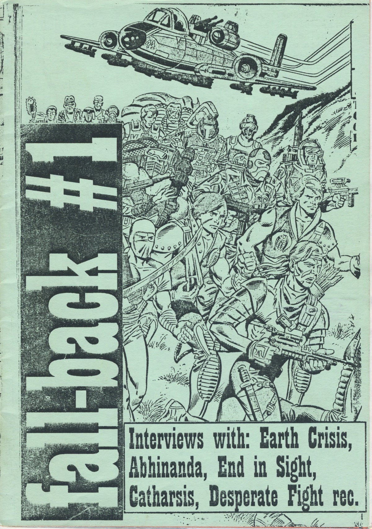 Vintage Fall-Back &quot;Hardcore&quot; Issue #1 Fanzine