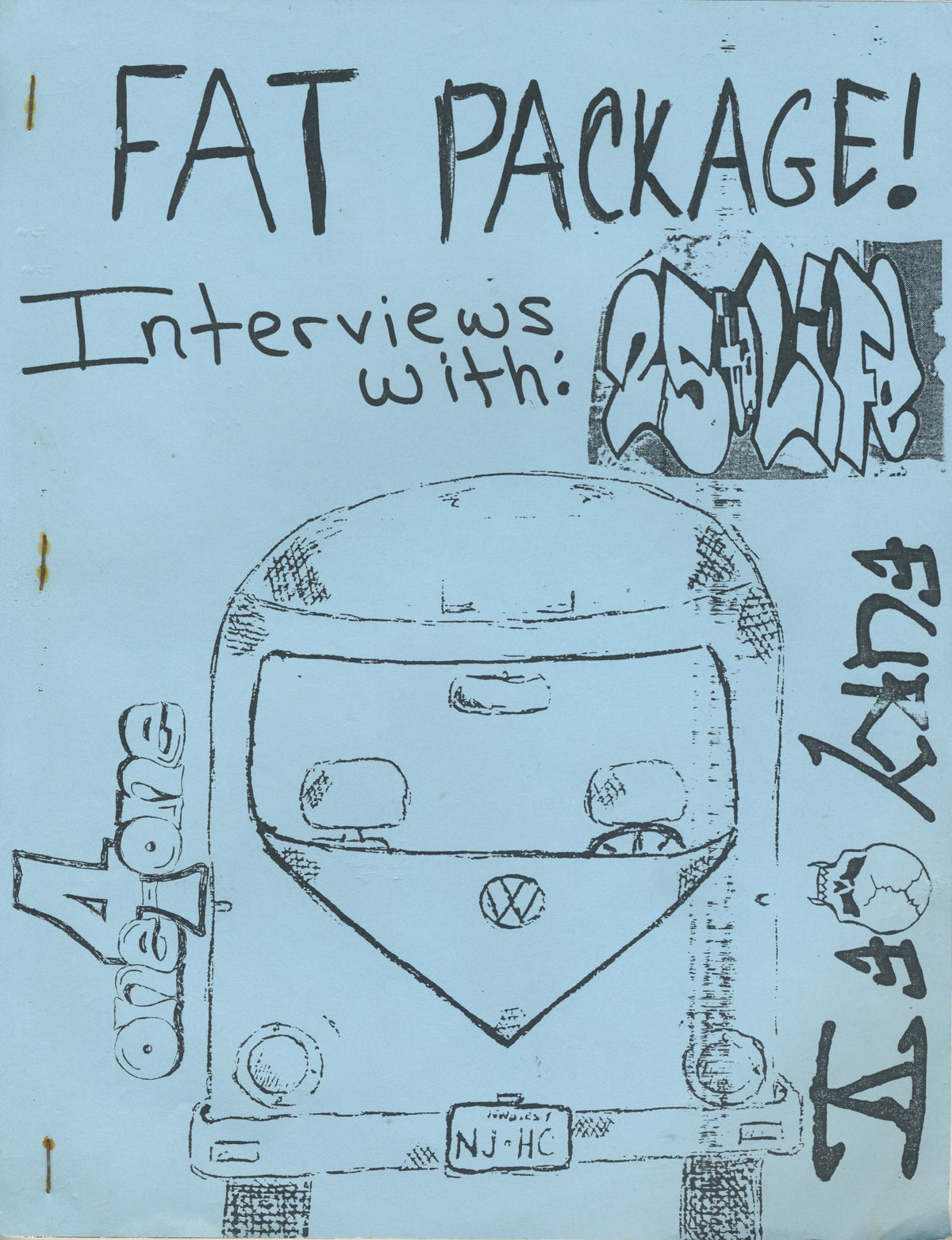 Vintage Fat Package "OG NJHC" Fanzine Issue #1