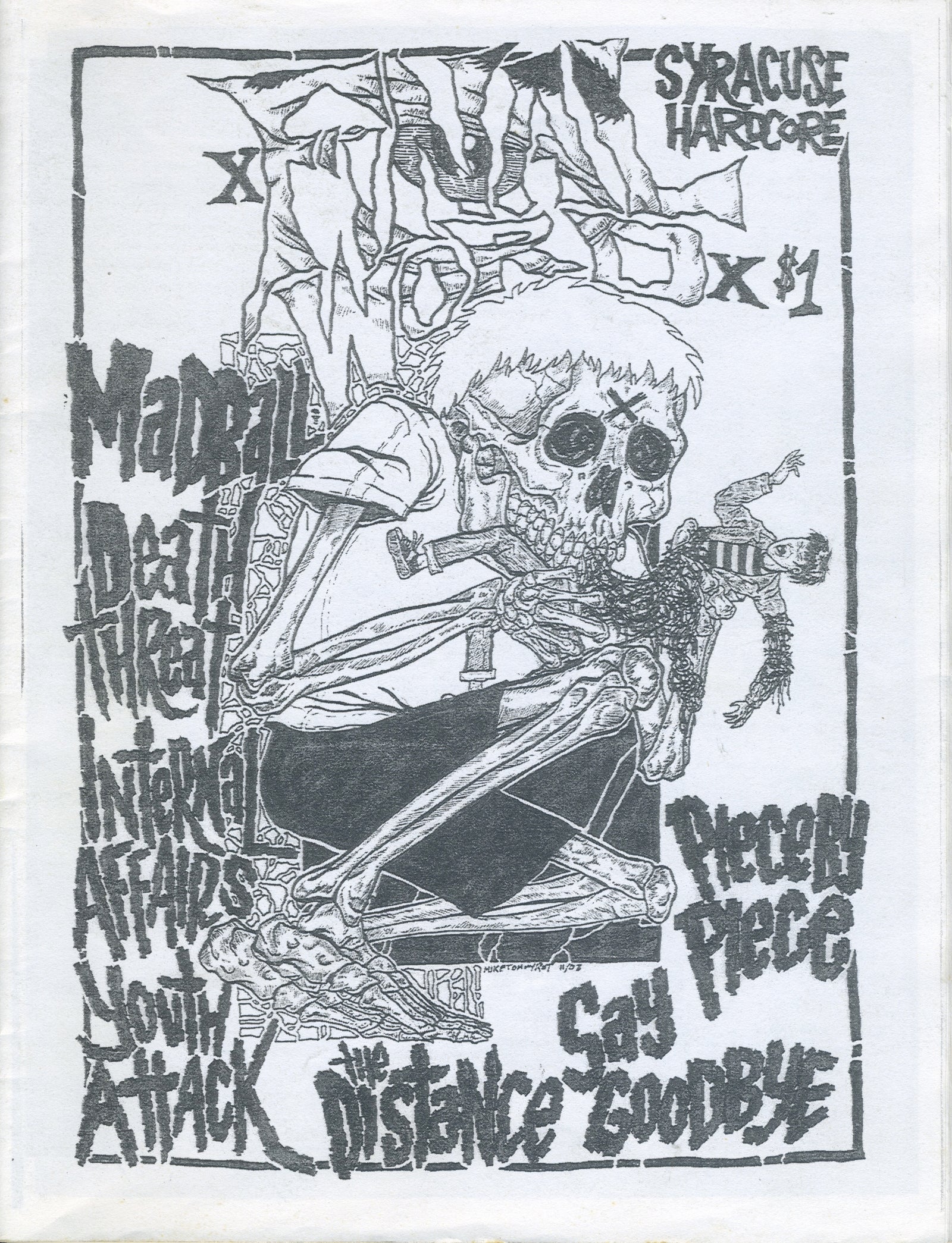 Vintage Final Word "Syracuse Hardcore" Fanzine Issue #3 - jointcustodydc