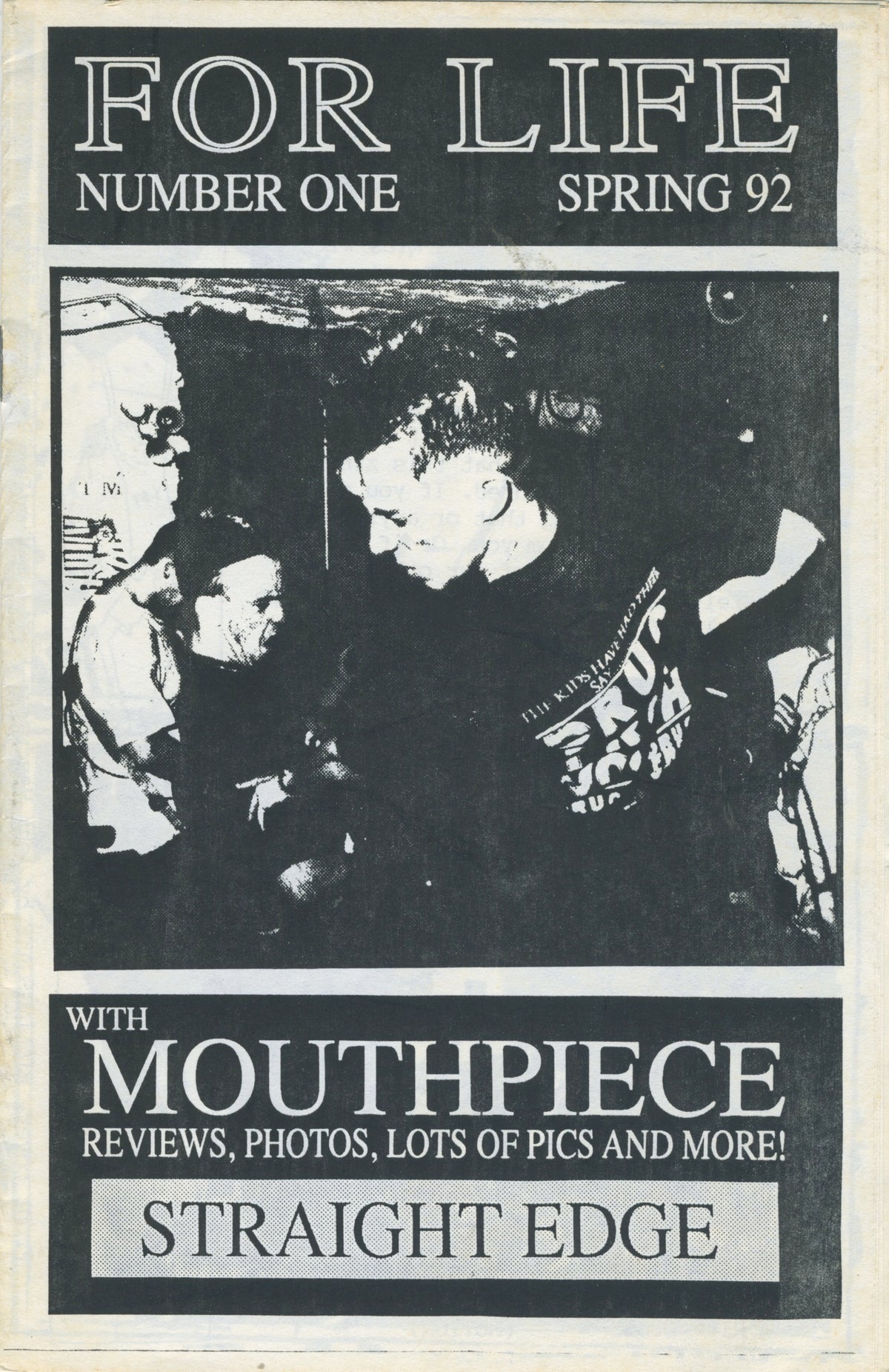 Vintage For Life "Straight Edge" Fanzine Issue #1 - jointcustodydc