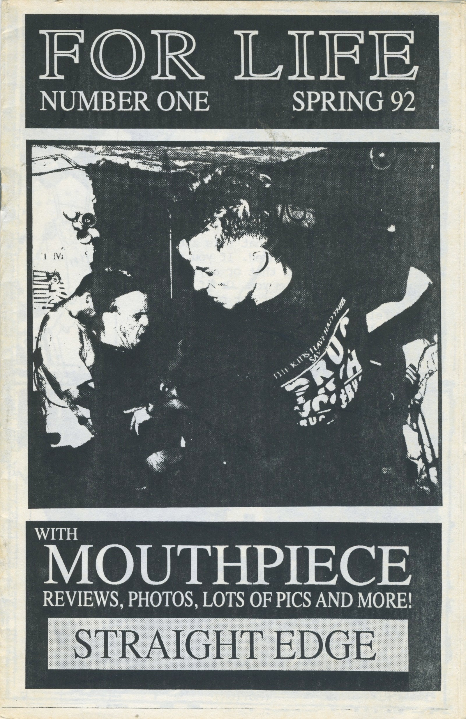 Vintage For Life "Straight Edge" Fanzine Issue #1 - jointcustodydc