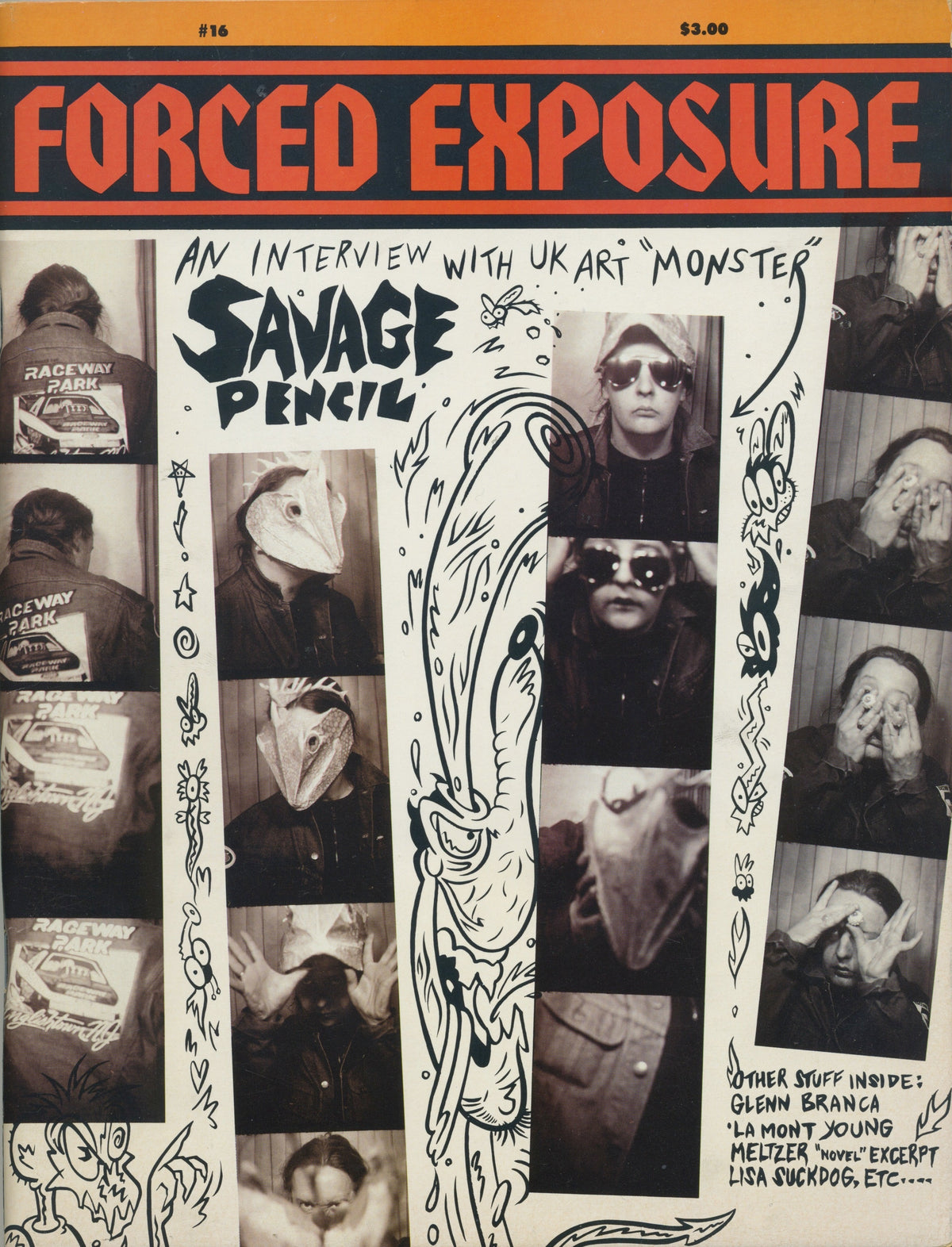 Vintage Forced Exposure Magazine "Savage Pencil" Issue #16 - jointcustodydc