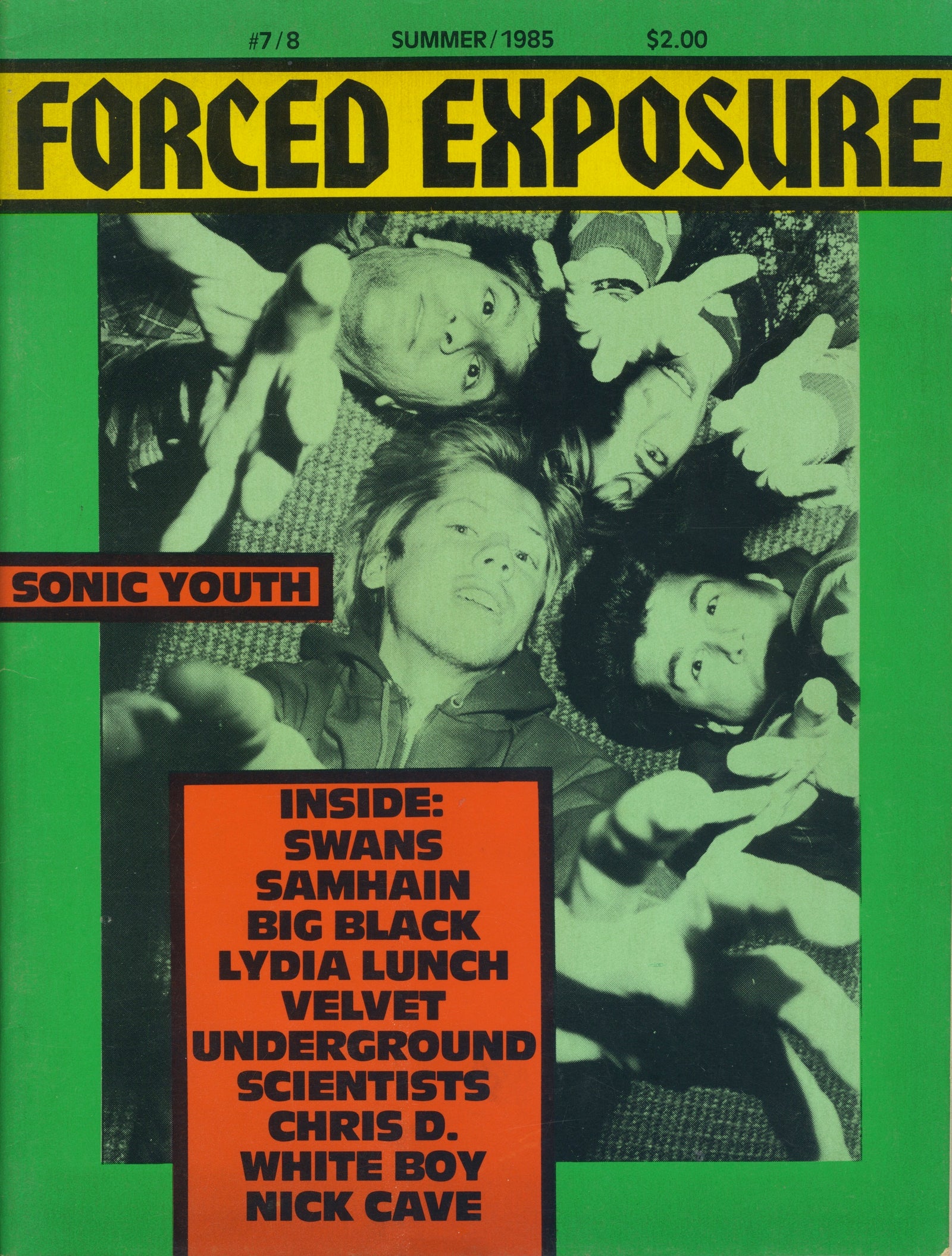 Vintage Forced Exposure Magazine "Sonic Youth" Issue #7 - jointcustodydc