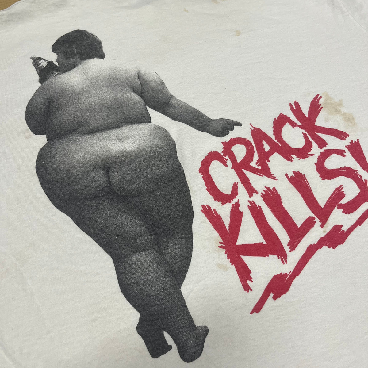 Vintage Life&#39;s A Beach Surf Gear &quot;Crack Kills&quot; T-Shirt