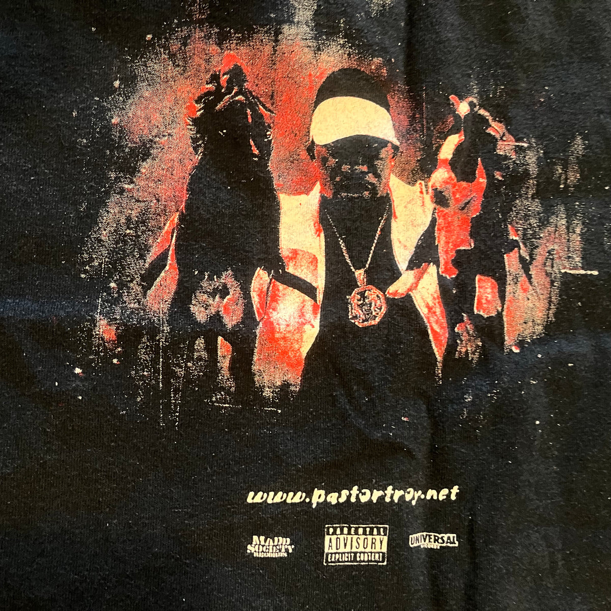 Vintage Pastor Troy &quot;Face Off&quot; Madd Society Records Promotional T-Shirt