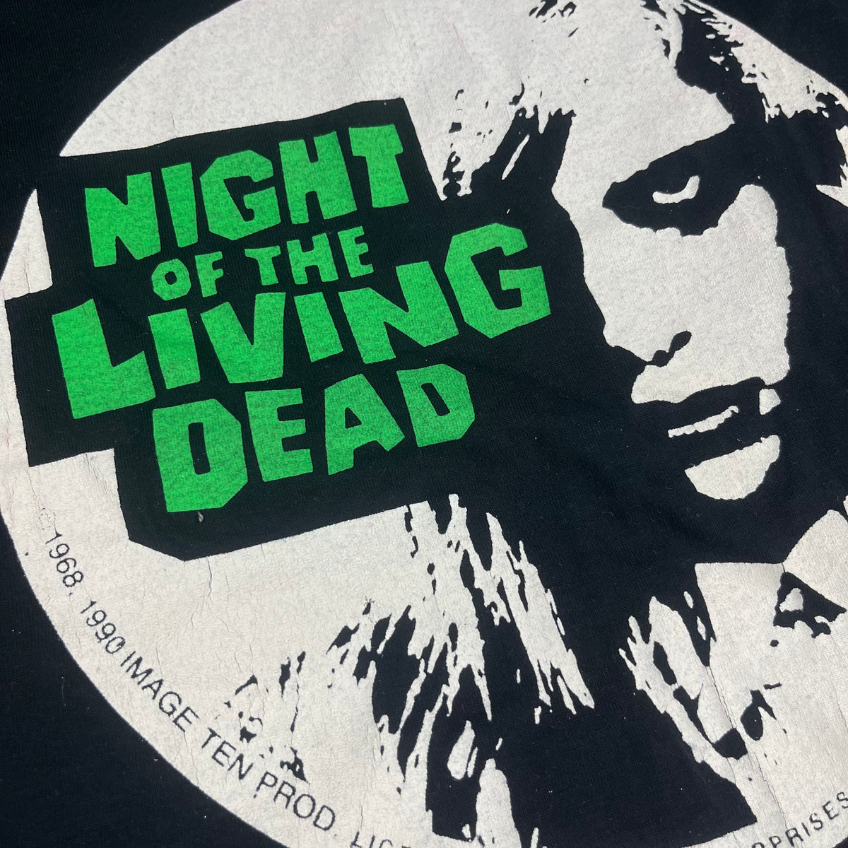 Vintage George A. Romero&#39;s Night Of The Living Dead &quot;Fantaco&quot; Promotional T-Shirt