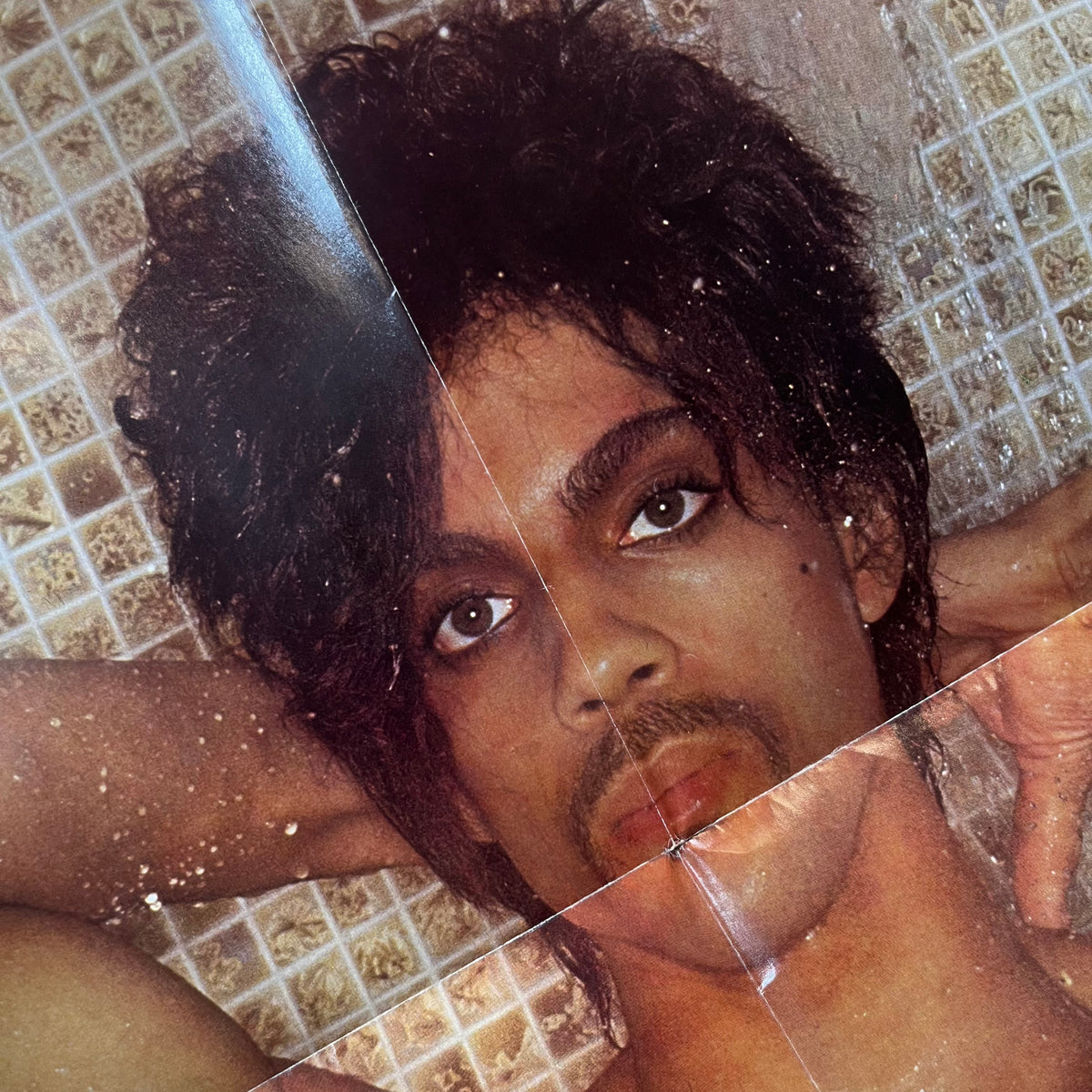 Vintage Prince &quot;Controversy&quot; Shower Warner Bros. Promotional Poster