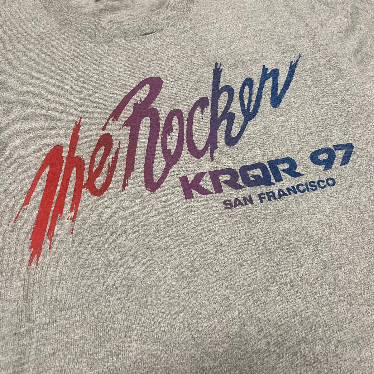 Vintage KRQR 97 &quot;The Rocker&quot; San Francisco T-Shirt