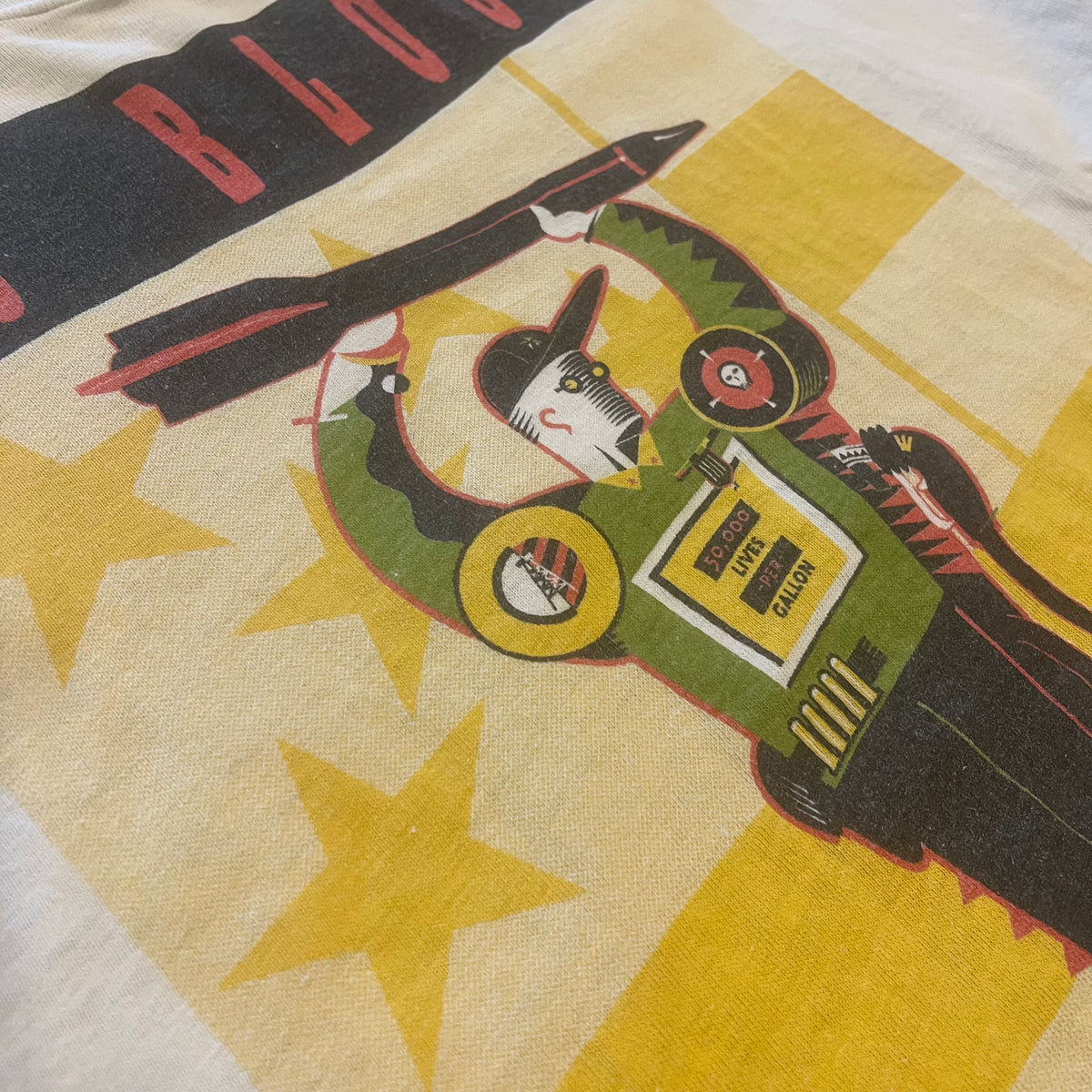Vintage No Blood For Oil " Bring The Troops Home" T-Shirt - jointcustodydc