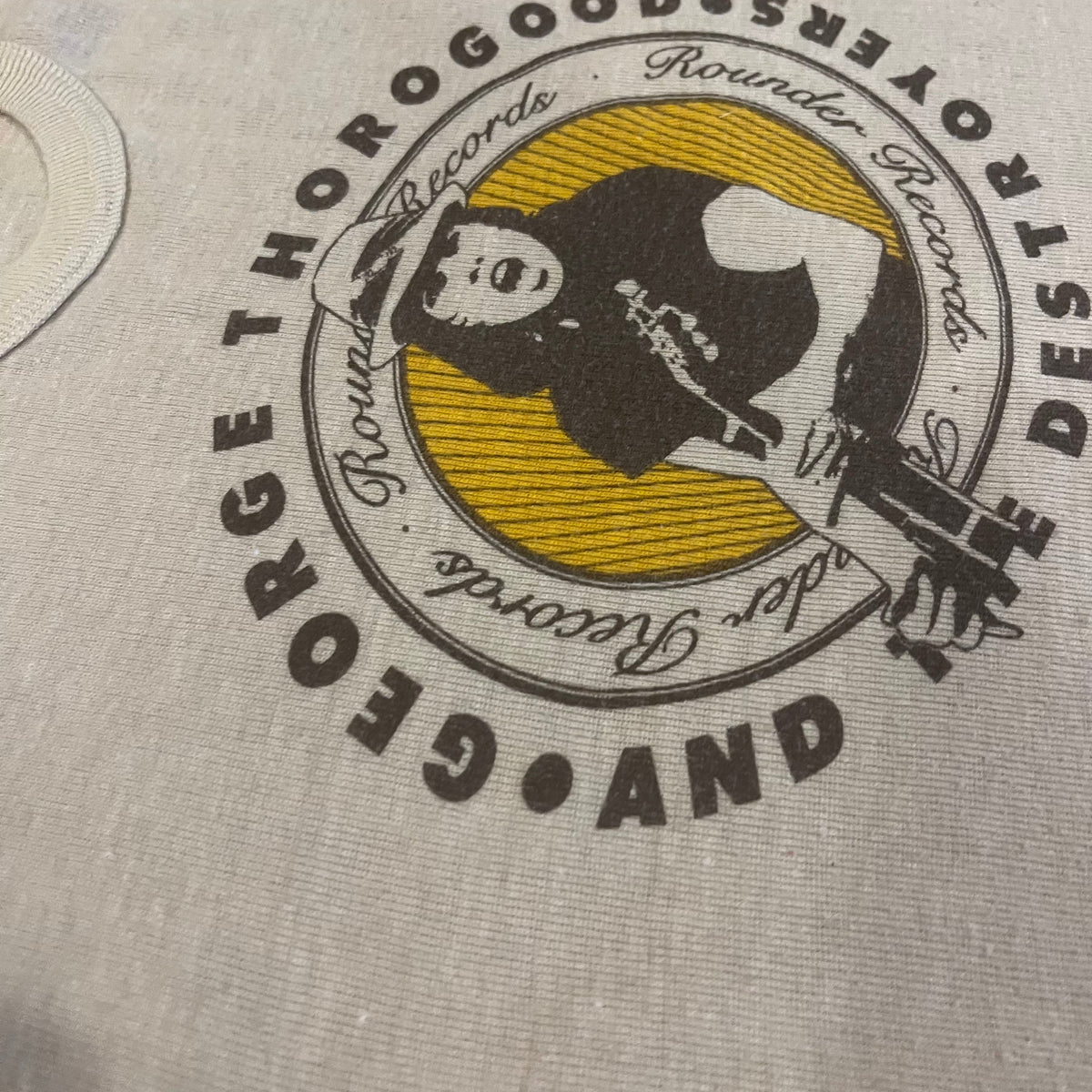 Vintage George Thorogood And The Destroyers "Rounder Records" T-Shirt - jointcustodydc
