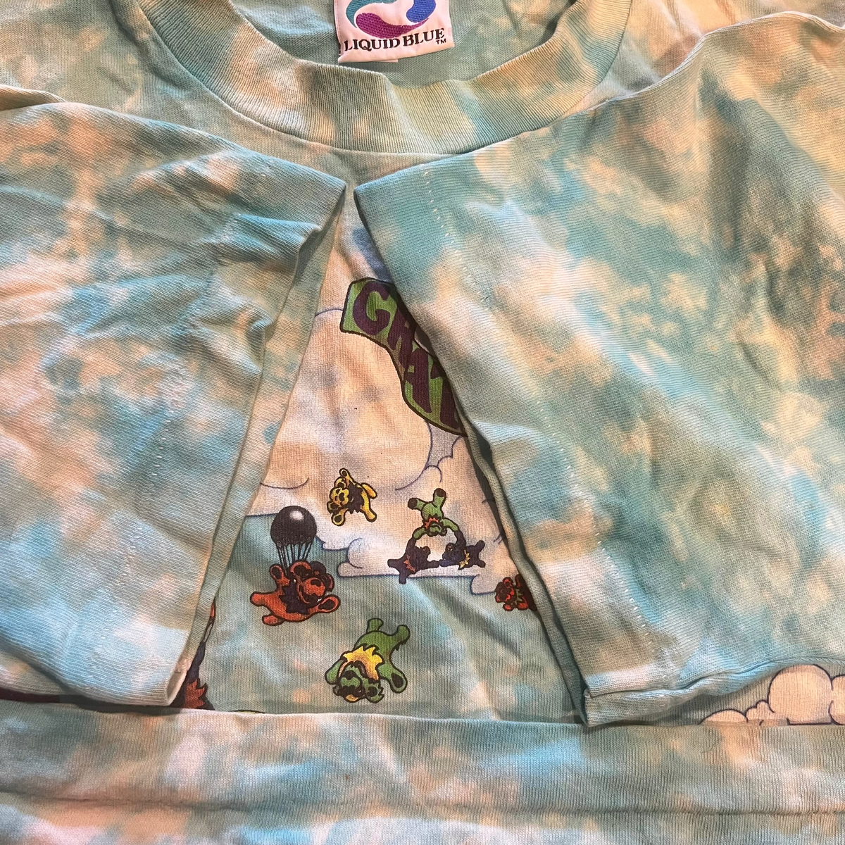 Vintage Grateful Dead &quot;Parachute&quot; &#39;93 T-Shirt