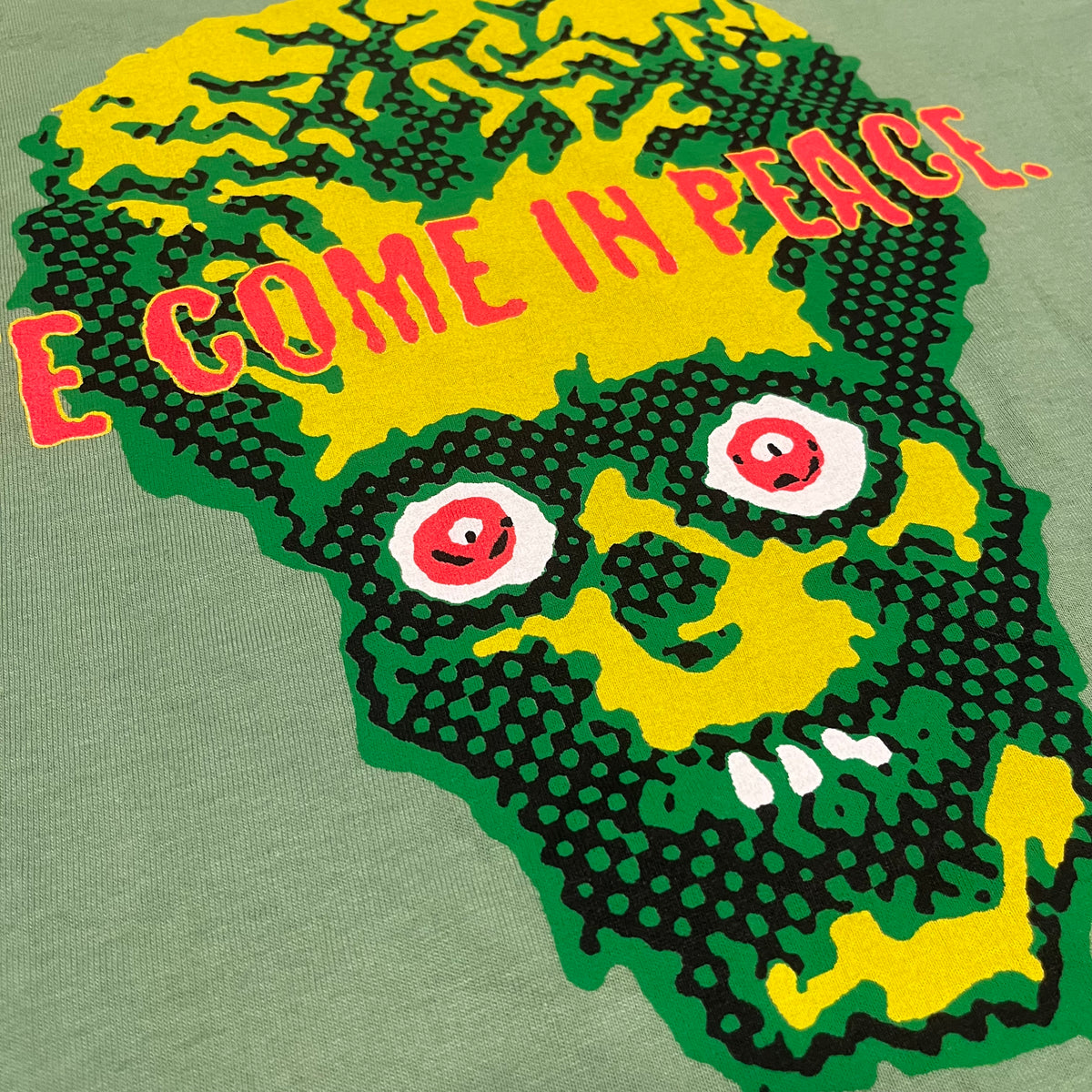 Vintage Mars Attacks! &quot;We Come In Peace.&quot; Stanley Desantis T-Shirt