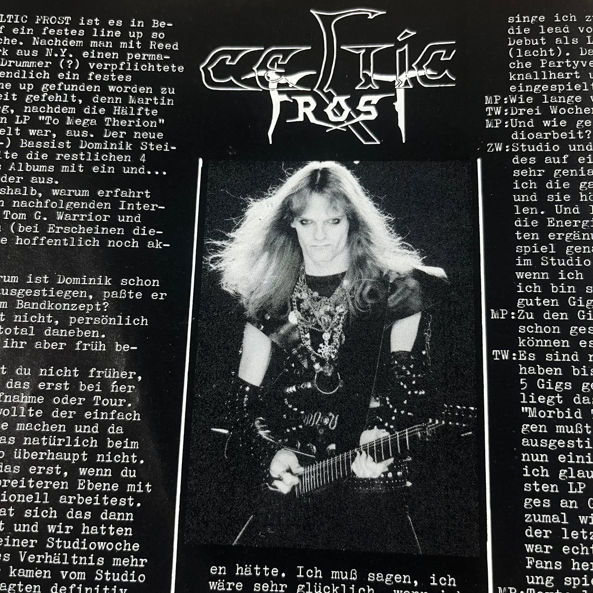 Vintage Metal Prophecy &quot;Celtic Frost&quot; Issue #1 German Text