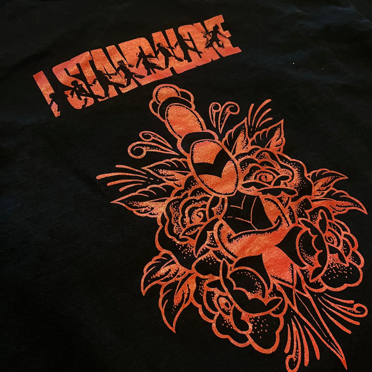 Vintage I Stand Alone &quot;Hardcore&quot; Fanzine T-Shirt