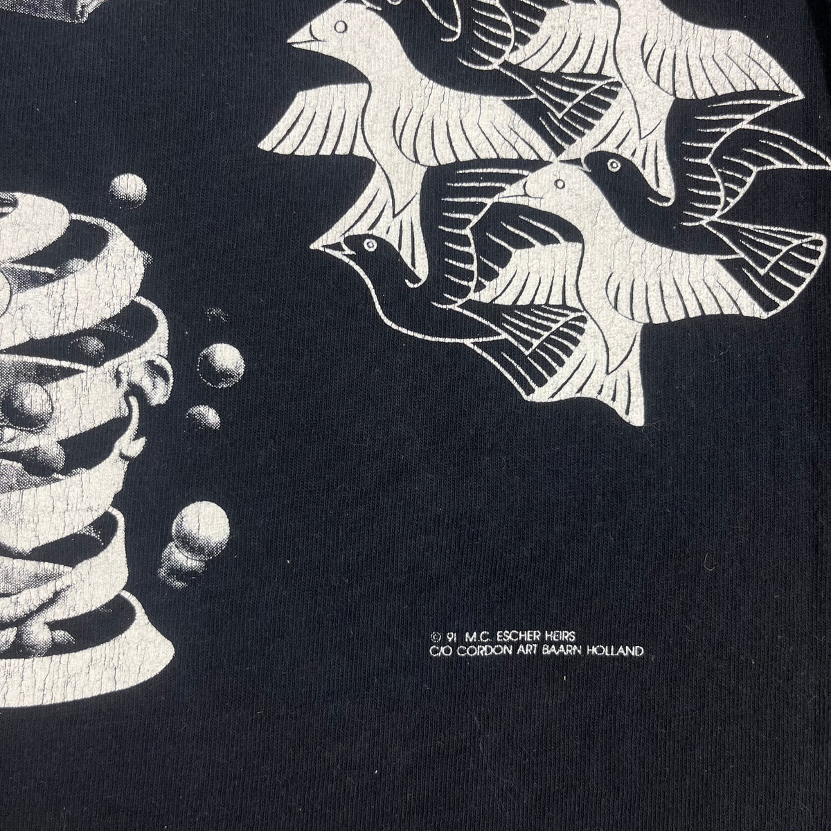 Vintage M.C. Escher &quot;Andazia&quot; All Over Print Long Sleeve Shirt