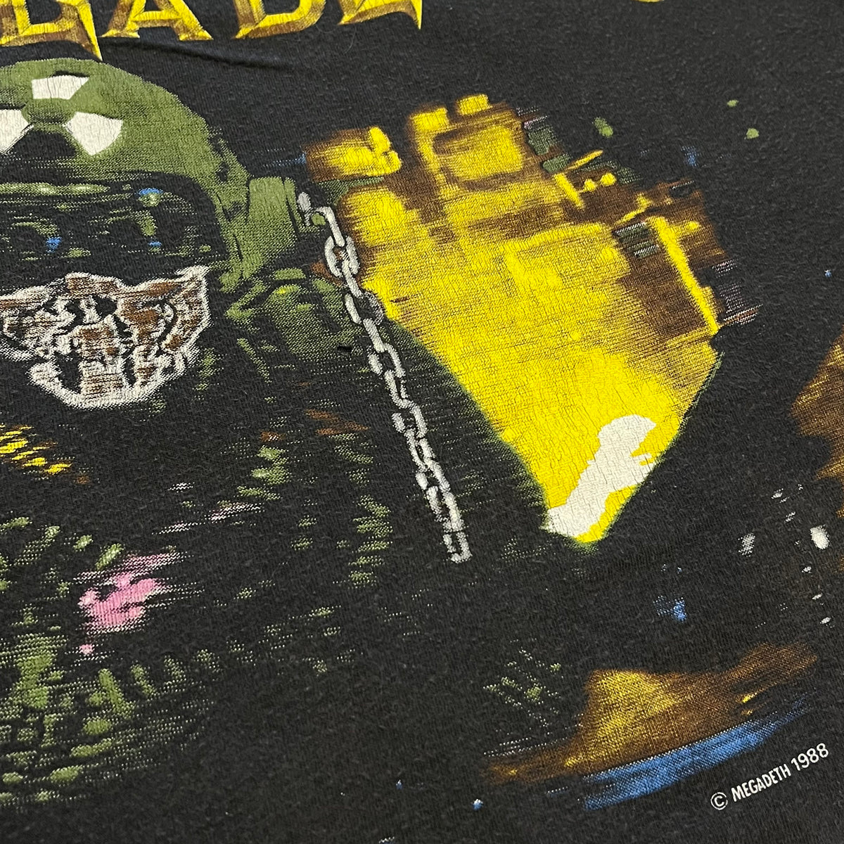 Vintage Megadeth "So Far, So Good..." '88 Cut Off Shirt