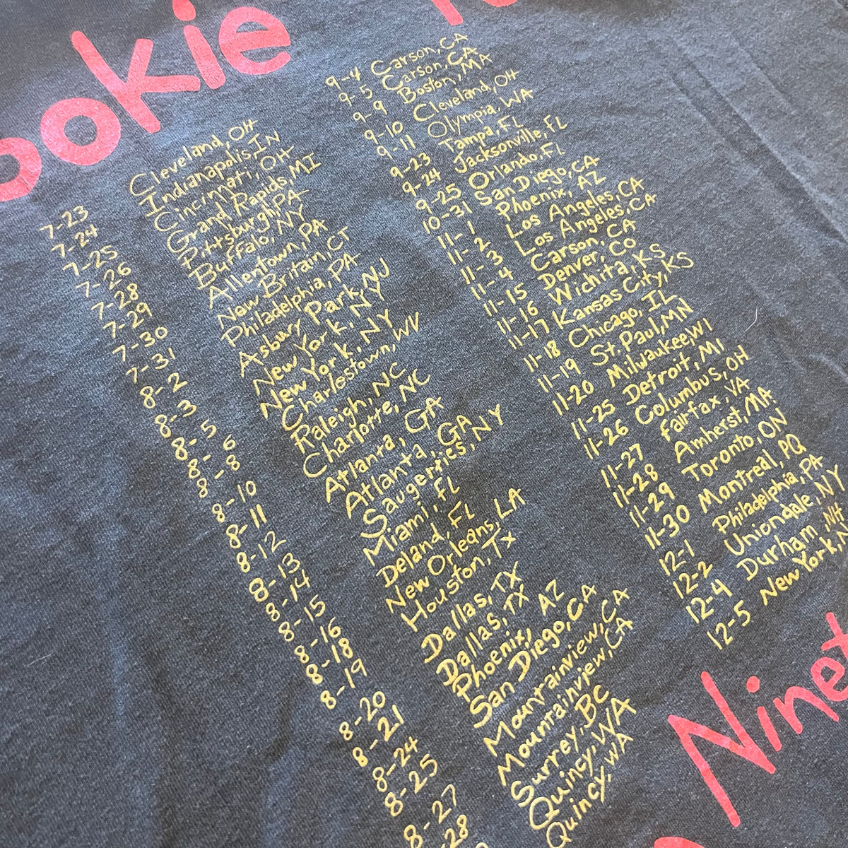Vintage Green Day &quot;Dookie Tour 1994&quot; T-Shirt