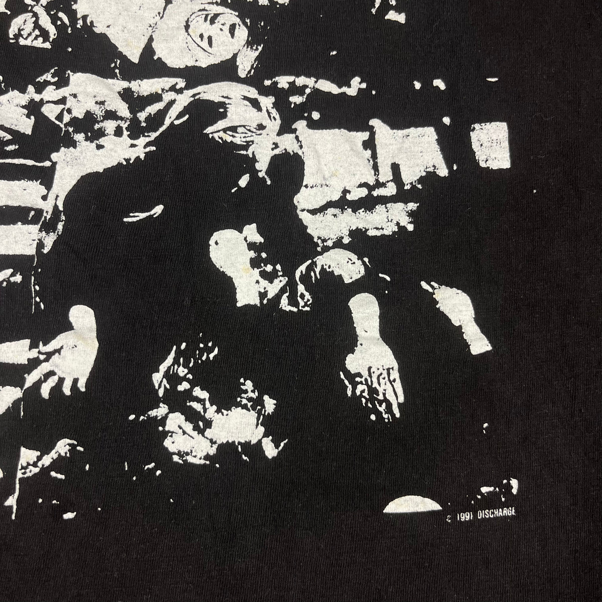 Vintage Discharge &quot;WHY&quot; 1991 Tour T-Shirt