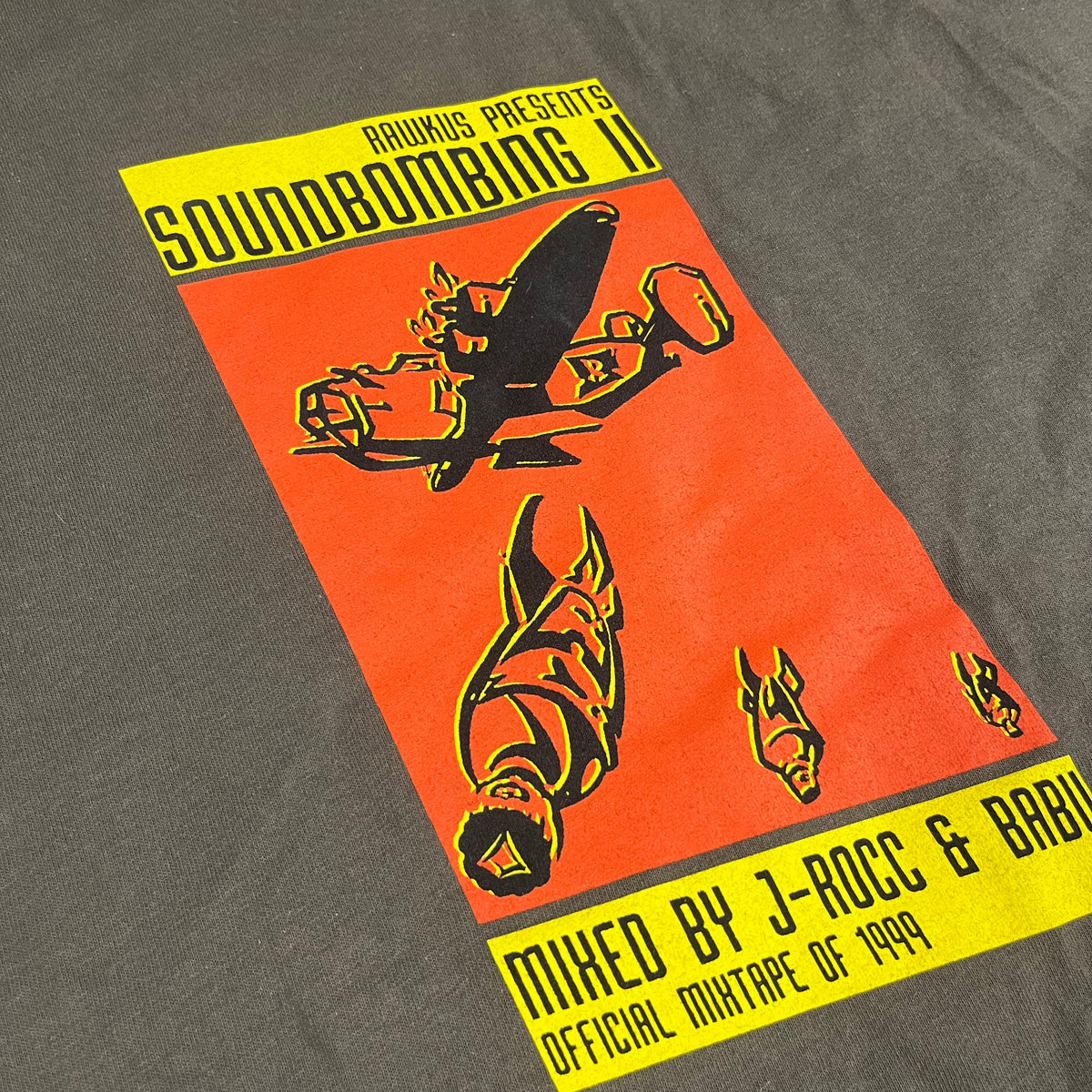 Vintage Rawkus Records Presents &quot;Soundbombing II&quot; 1999 Promotional T-Shirt