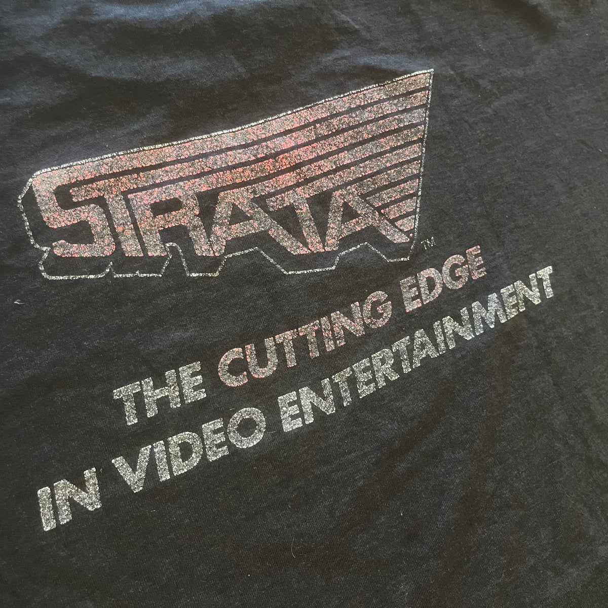 Vintage BloodStorm &quot;Strata Video Entertainment&quot; Promotional Arcade Game T-Shirt