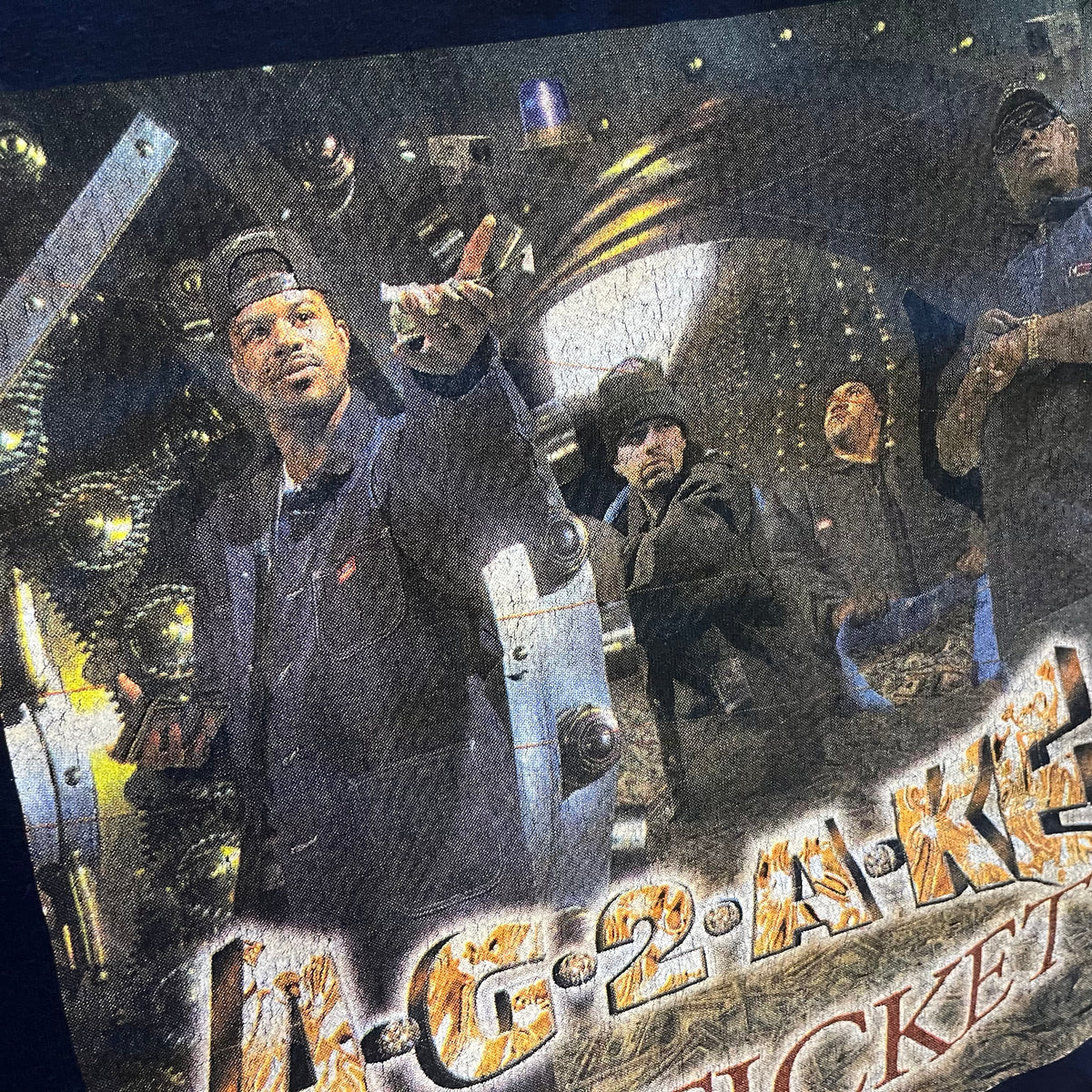 Vintage Mr. Scarface Presents A-G-2-A-Ke &quot;Mil-Ticket&quot; Rap-A-Lot Records T-Shirt