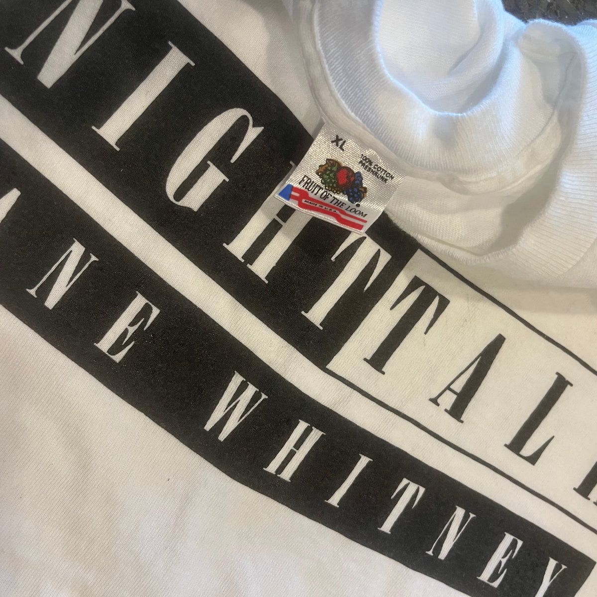Vintage Jane Whitney &quot;NightTalk&quot; Promotional T-Shirt