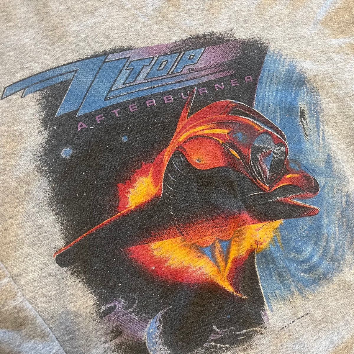 Vintage ZZ Top &quot;Afterburner&quot; Japan &#39;87  Tour Crewneck Sweatshirt