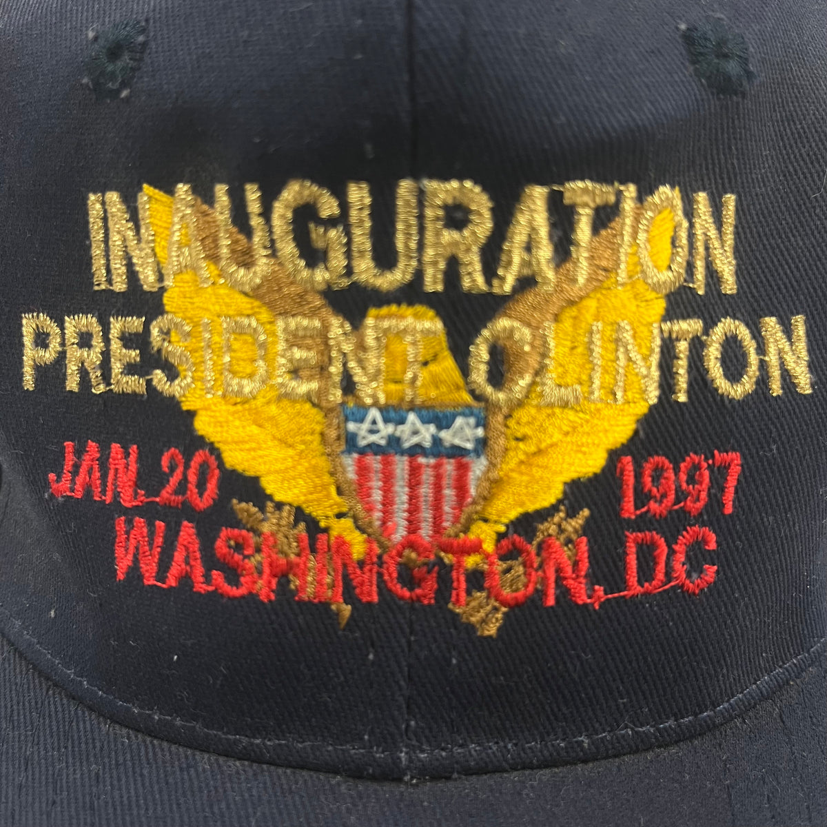 Vintage President Clinton &quot;Inauguration&quot; &#39;97 Snapback Hat