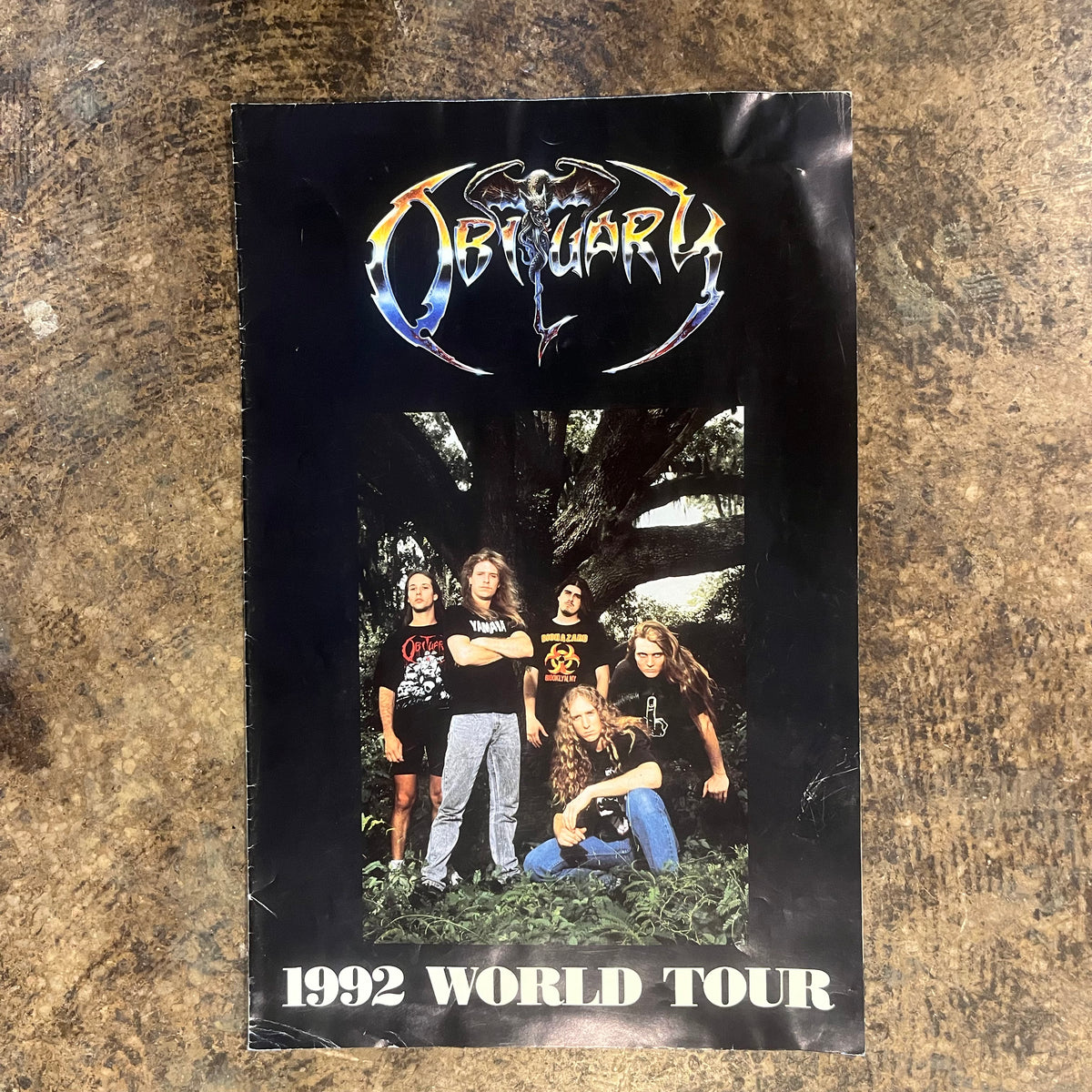 Vintage Obituary '92 World Tour Program/Poster - jointcustodydc